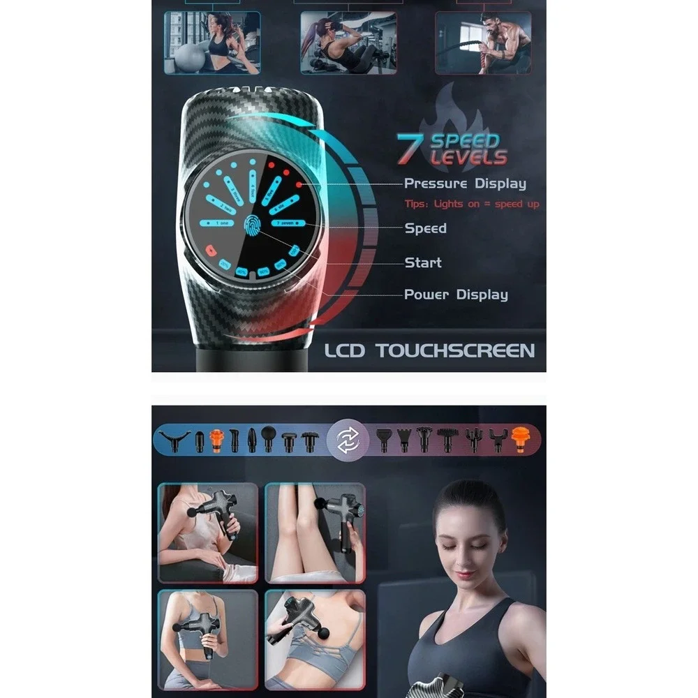 DACORM Massage Gun Design For The Professional, Gray